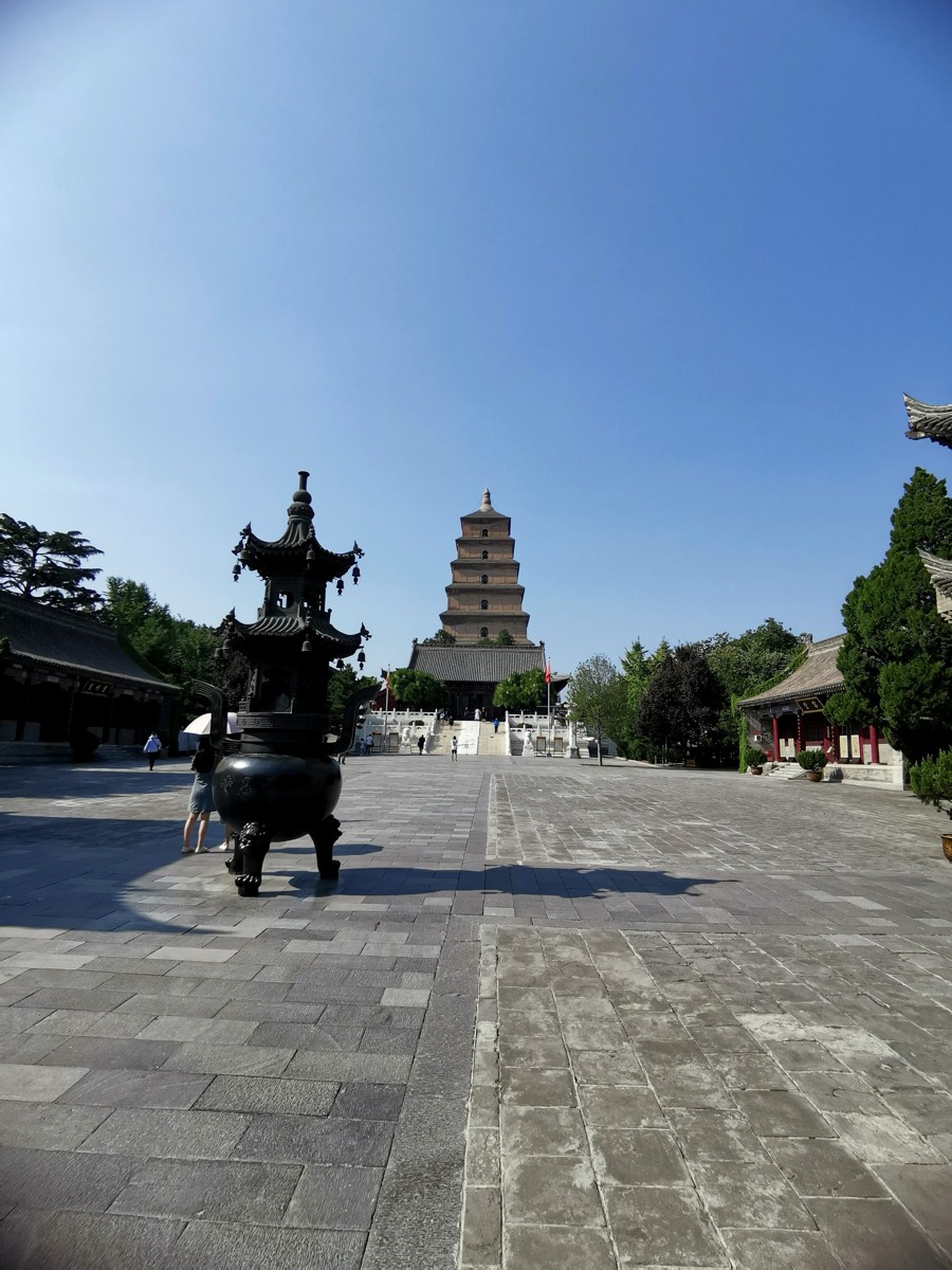 大雁塔南广场与玄奘雕像