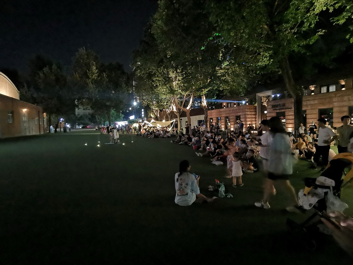 大雁塔音乐喷泉夜景
